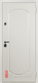 Белая дверь МДФ в квартиру №17